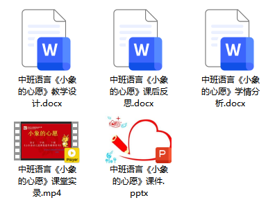 中班语言《小象的心愿》 中班语言《小象的心愿》