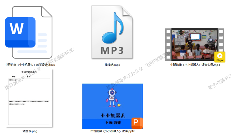 中班韵律《小小机器人》